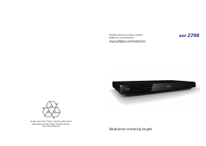 Vadovas Philips BDP2700 Blu-ray leistuvas