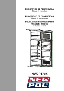 Manual de uso New Pol NW2P170 Frigorífico combinado