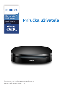 Návod Philips BDP3290B Blu-ray prehrávač