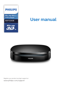 Handleiding Philips BDP3290B Blu-ray speler