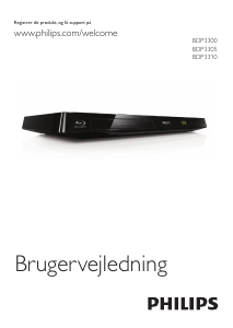 Brugsanvisning Philips BDP3300 Blu-ray afspiller