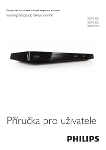 Manuál Philips BDP3300 Přehrávač Blu-ray
