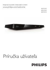 Návod Philips BDP3305 Blu-ray prehrávač