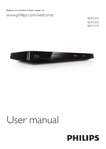 Handleiding Philips BDP3310 Blu-ray speler