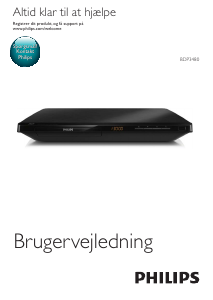 Brugsanvisning Philips BDP3480 Blu-ray afspiller
