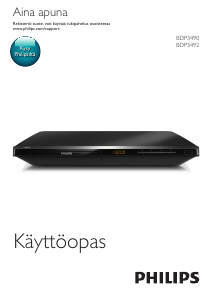 Käyttöohje Philips BDP3490 Blu-ray-soitin