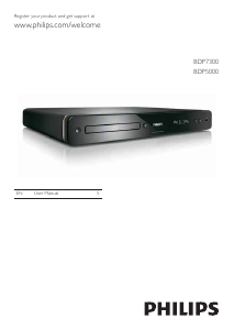 Manuale Philips BDP5000 Lettore blu-ray