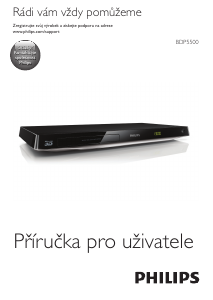 Manuál Philips BDP5500 Přehrávač Blu-ray