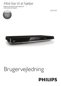 Brugsanvisning Philips BDP5500 Blu-ray afspiller