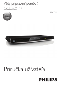 Návod Philips BDP5500 Blu-ray prehrávač