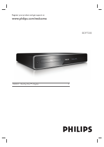 Brugsanvisning Philips BDP7200 Blu-ray afspiller