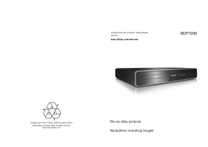 Vadovas Philips BDP7200 Blu-ray leistuvas
