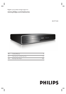 Mode d’emploi Philips BDP7200 Lecteur de blu-ray