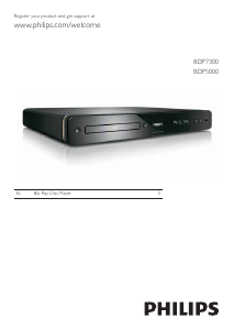 Manual Philips BDP7300 Blu-ray Player