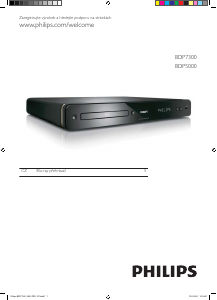 Manuál Philips BDP7300 Přehrávač Blu-ray