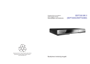 Vadovas Philips BDP7500B2 Blu-ray leistuvas