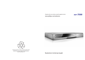 Vadovas Philips BDP7500SL Blu-ray leistuvas