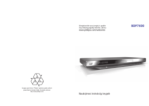 Vadovas Philips BDP7600 Blu-ray leistuvas
