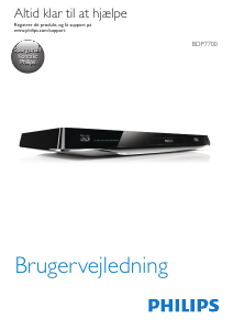 Brugsanvisning Philips BDP7700 Blu-ray afspiller