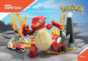 Manual Mega Construx set DYR76 Pokemon Charmeleon