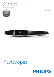 Käyttöohje Philips BDP7700 Blu-ray-soitin