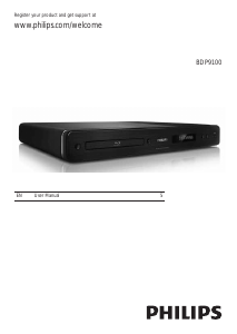 Manual Philips BDP9100 Blu-ray Player