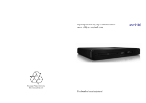 Kasutusjuhend Philips BDP9100 Blu-ray-mängija