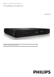 Brugsanvisning Philips BDP9100 Blu-ray afspiller