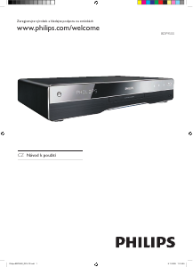 Manuál Philips BDP9500 Přehrávač Blu-ray