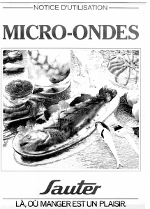 Mode d’emploi Sauter 432E851 Micro-onde