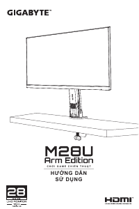 Hướng dẫn sử dụng Gigabyte M28U Màn hình LED