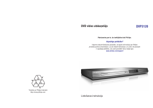 Rokasgrāmata Philips DVP3120 DVD atskaņotājs