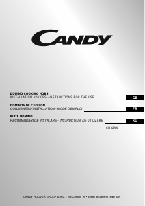 Manual Candy CH32XK Hob