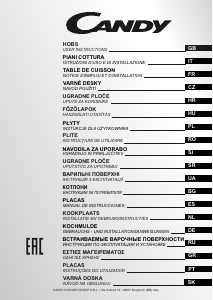 Mode d’emploi Candy CH63CC/4U2 Table de cuisson