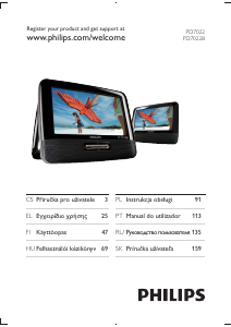 Manual Philips PD7022B Leitor de DVD