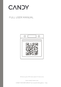 Manual Candy CA6 N3B3YTX Forno