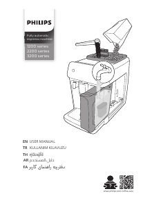 Kullanım kılavuzu Philips EP2225 Espresso makinesi