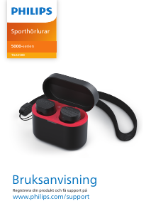 Bruksanvisning Philips TAA5508BK Hörlurar