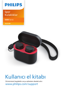 Kullanım kılavuzu Philips TAA5508BK Kulaklık