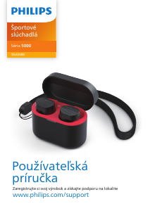 Návod Philips TAA5508BK Slúchadlá