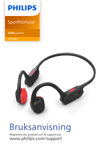 Bruksanvisning Philips TAA5608BK Hörlurar