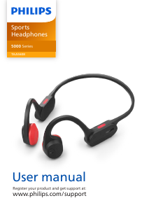 Manual Philips TAA5608BK Headphone