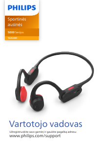 Vadovas Philips TAA5608BK Ausinės