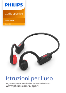 Manuale Philips TAA5608BK Cuffie