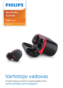 Vadovas Philips TAA7507BK Ausinės