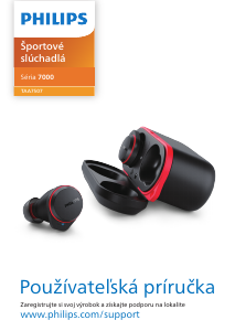 Návod Philips TAA7507BK Slúchadlá