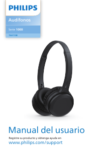 Manual de uso Philips TAH1108BK Auriculares