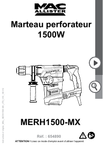 Mode d’emploi MacAllister MERH1500-MX Perforateur