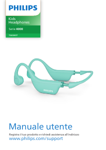 Manuale Philips TAK4607GR Cuffie