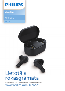 Rokasgrāmata Philips TAT1108BL Galvas tālrunis